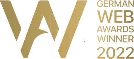 German Web Awards Winner 2021 + 2022